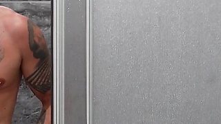 I Fuck a Hot Stepmom in Her Clothes in the Shower!