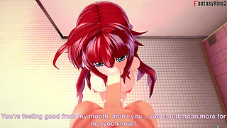 Rias Gremory Get fucked in the bathroom - DXD NTR Madness Series
