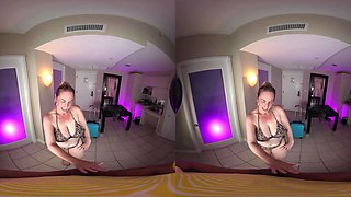 Superb mom VR breathtaking sex clip