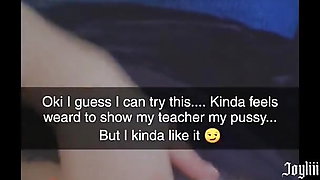 Naughty Student sends NUDES to her Teacher - Joyliii