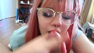 Chubby Amateur Deepthroat Blowjob POV