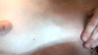 Czech teen Tracy Naghavi cums hard on webcam.