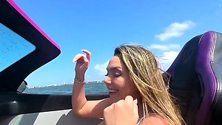 Fucking on a jetcar with rocket powers