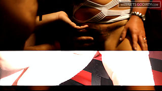 Hot girls enjoy eating cum after an orgy