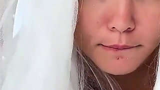 Runaway Bride Gets Fucked Doggystyle and Gets a Juicy Load of Cum in Her Mouth