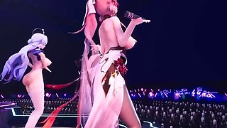 MikuMotion Gangbang Creampie With Explosive Tits And Thrusting Butt Plug