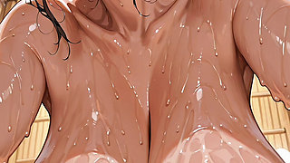 Lotion Hot Spring - A Story About Impregnating a Seductive Married Mom with Multiple Creampies