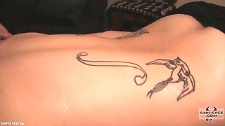 Lesbian Massage with Sinn Sage Licking Verronica Kirei's Pink Nipples and Big Tits