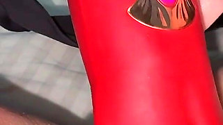 MILF Mastubrating Wet Pussy with High Heels on! Female POV