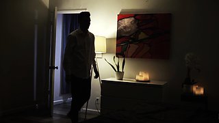 Big and small titted blondes play with dick