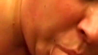 Greedy Blonde MILF Drains Two Lucky Cocks Eagerly