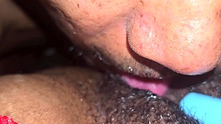 Sultry ebony beauty shares passionate moments of raw desire