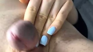 Shemale tranny enjoying solo masturbation