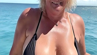 Mrs. Joanne Tanner a Real Public Schoolteacher Boating