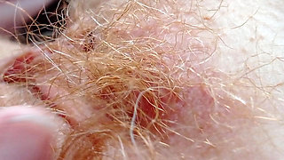 My red pussy in close-up