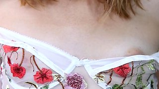 Webcam Teen masturbates and pretends you came in her mouth