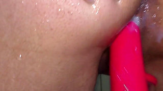 I Get so Excited That I Can't Oppose Using My New Toy in the Shower! I Squirt a Lot!
