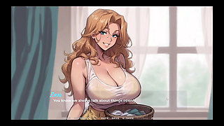 My New Girlfriend Taboo Hentai Game Ep.39 Naughty Laundry Fantasy with Step Mom!