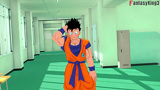 Android 18 Dances for Gohan at the University - Dragon Ball Zex Series