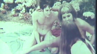 Hot vintage sex outdoor by the swimming pool!