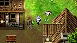 Milking a Busty Cow Girl