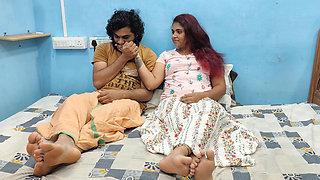 T shirt and skirt hot romantic lip lock in bedroom romancce