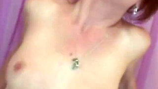 Brunette fucking her redhead bitch