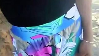 Brazilian Hooker Gives Wild Street Blowjob Action