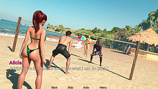 My Friends Hot Stepsis Fuck Caught - the Beach House - E03
