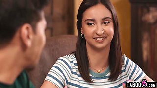 Huge Tits Latina Lesbian Teen 18+ Wants To Try A Cock For Once With Hailey Rose