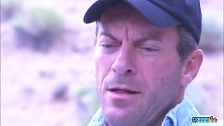 Riding Only Excites The Busty Brunette So They Stop For Reverse Cowgirl And A Facial