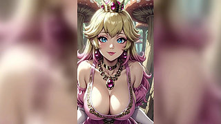Gol Topless Animation Hot Princess Peach