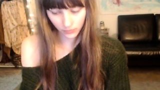 Cute blonde amateur webcam teen masturbating