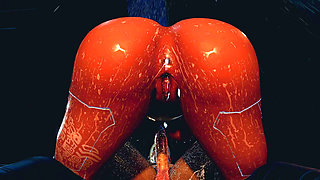 Hot Slut Deepthroats Monster Cock Then Rides It Anal Ass Dripping Cum & Intense Gape