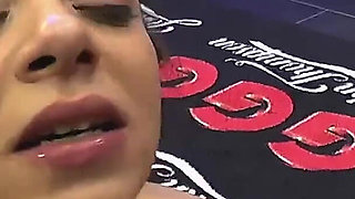 Khadisha Latina Banged in Cum Land Gangbang