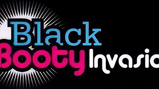 Ms. Juicy BBI - Brunette ebony in black on black hardcore