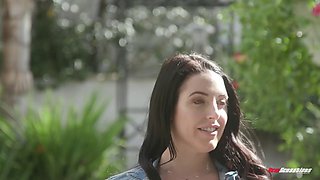 Angela White bangs older dude with her big tits and tight ass in hot HD video