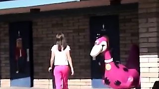 Chloe 18 Masturbating at Mini Golf