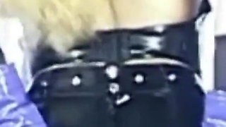 Watch This French Domina Play with Her Pussy in Latex