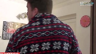 Wild German MILF Candi K Dominated Hard by Ricky S - Rough Doggy & Cumshot