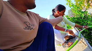 Desi Devar Bhabhi Hot Village Romance - Permi Pooja Big Tits Homemade Movie