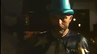 Vintage Black and White Orgy Party with Rocco Siffredi - Blonde and Afro Babes Fucking, Ass Fingering, and Cumshots