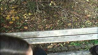 Teenenger Fucked in the Park and Squirted in Mouth