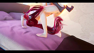 Hs Dxd Hentai - Rias Gremory Fucked Hard in His Beedroom - Japanese Asian Manga Anime Cartoon Game Porn Video Animation