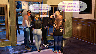 Vol 4  Bachelorette Party Gone Black  3D VAM Story