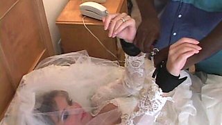 Wedding Dress Fuck - Gorgeous Bride Gangbanged
