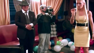 German Stripper Babes Suck Cock on Party