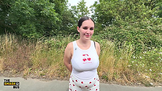 Curvy Polish Tourist Wendy Marvell Smash Bus