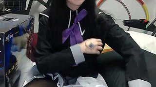 Sexy hottie Anetta Keys enjoys a solo toy masturbation