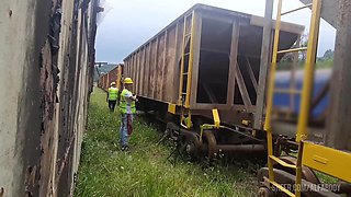 The employees went rock-hard at lunchtime, nailed their passive partner and gave him lots of milk for dessert. Part I